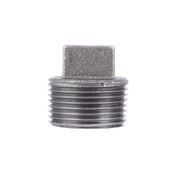 B & K STZ Industries 1/2 in. MIP each Black Malleable Iron Plug 310UPP-12 - main